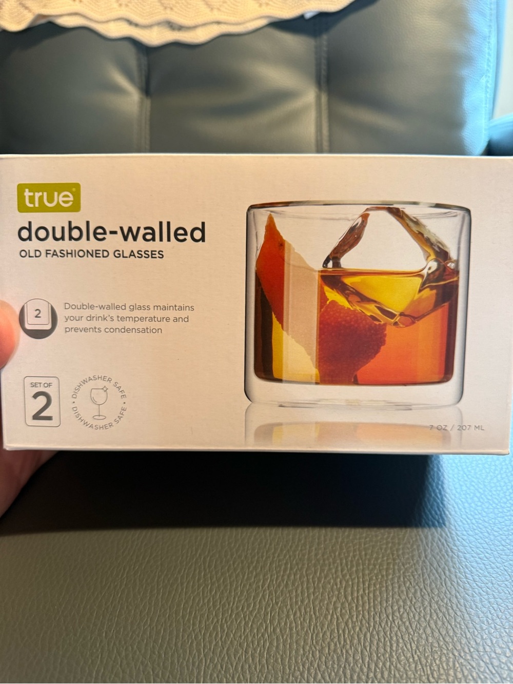 Double-Walled Old Fashioned Glasses - Clear (Set of 2)
